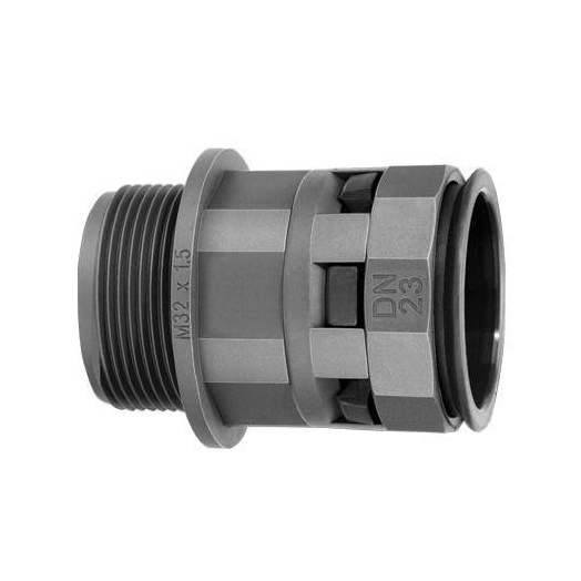 Переходник труба-коробка DN 10мм М16х1.5 полиамид черн. IP66 DKC PAM10M16N