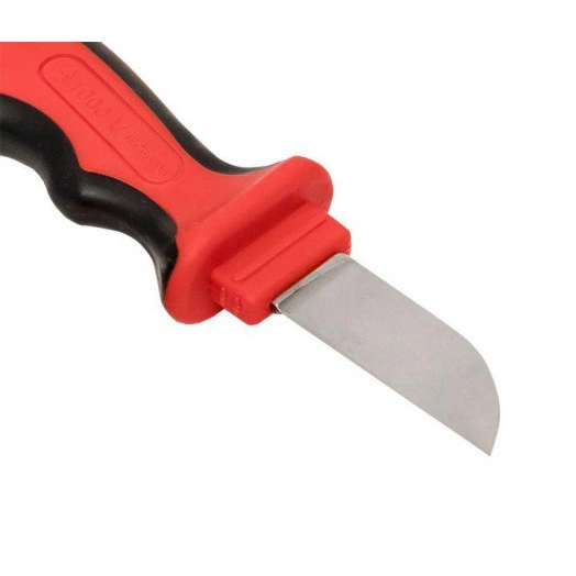 Нож для снятия изоляции с прямым лезвием 1000В WS-32 Professional EKF ws-32