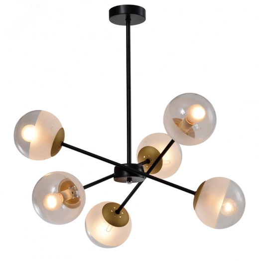 Люстра  Rivoli Areta 3075-306 6 х E14 40 Вт модерн