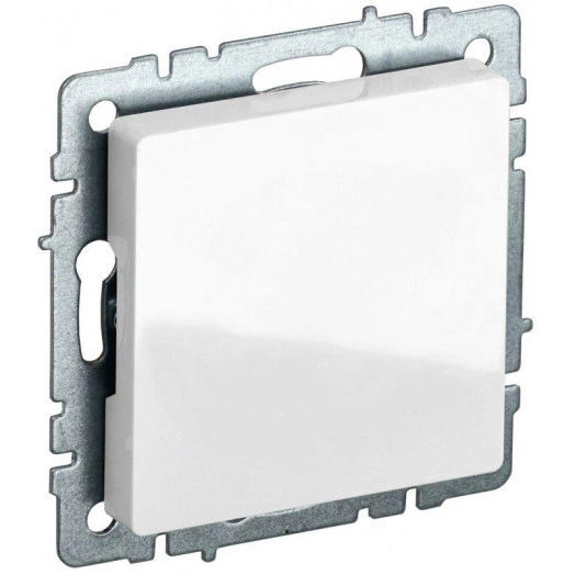 Заглушка с суппортом BRITE МЗ10-БрБ механизм бел. IEK BR-PL10-K01