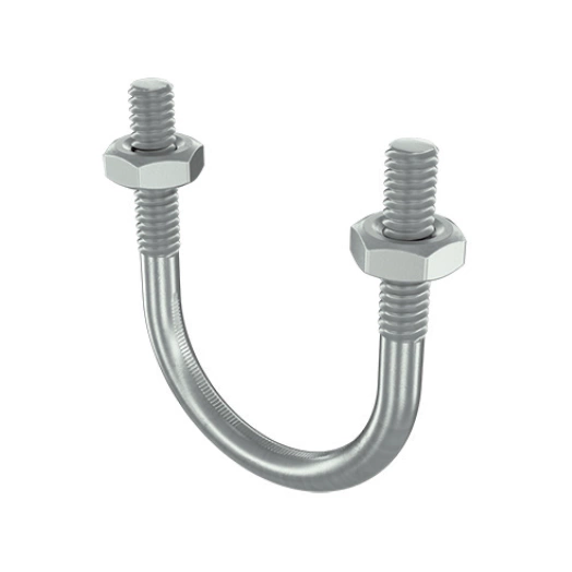 Скоба монтажная U-образ. с резьбой М12 с гайками для труб d3 1/2дюйм DKC BHU11312