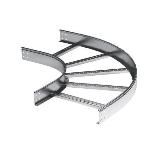 Угол для лестн. лотка горизонтальный 90град. 80х500 R-600 гор. оцинк. DKC LC8650HDZ