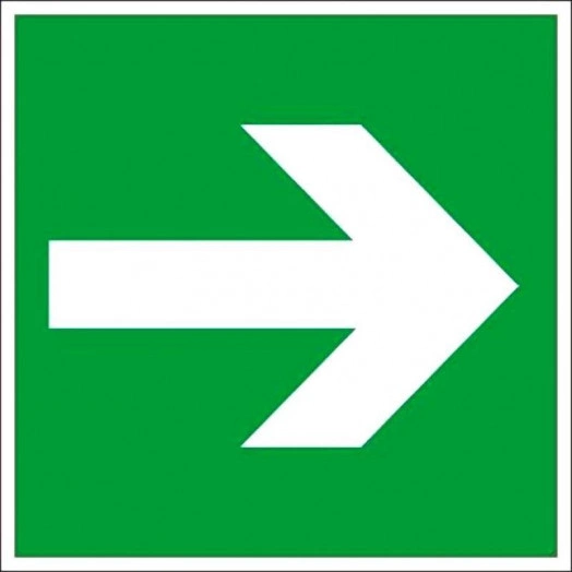 Знак "Направляющая стрелка" 200х200мм PROxima EKF an-5-08