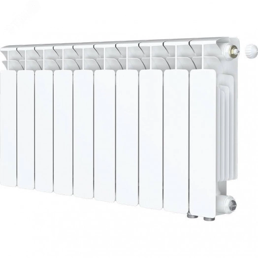 Радиатор алюминиевый секционный 350/12 нижнее правое подключение