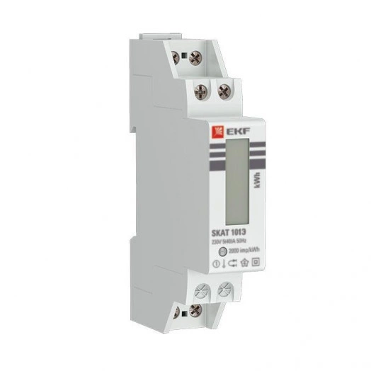 Счетчик SKAT 101Э/1-5(40) Ш Р M 1ф 5-40А многотариф. модульный без поверки EKF 10106M