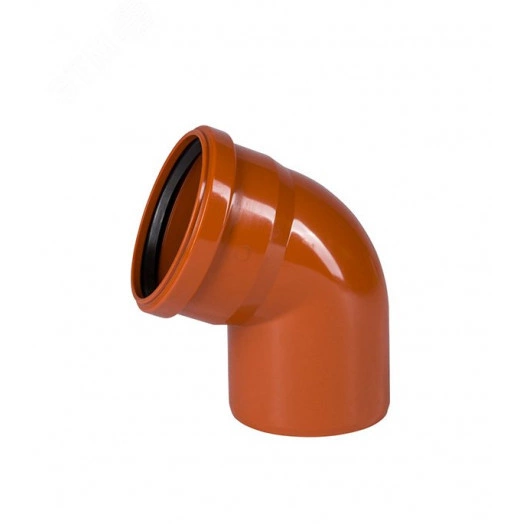 Отвод 67.5 градусов 110мм для наружной канализации