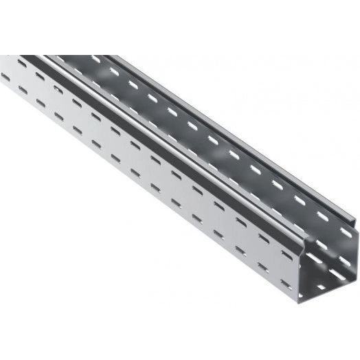 Лоток листовой перфорированный ESCA 7 100х100 L2000 сталь 2.0мм IEK CLP10-100-100-200-2