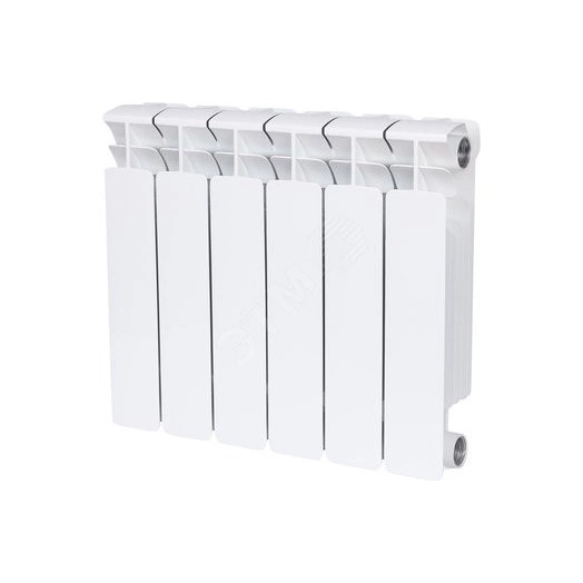 Радиатор биметаллический секционный 350/90/8 боковое подключение