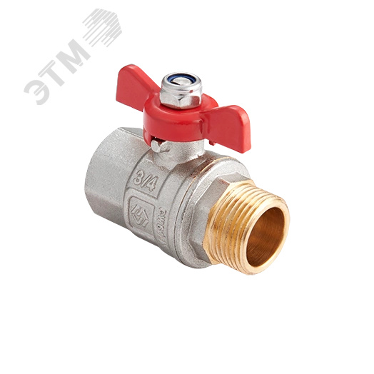 Кран шаровый 1' ВН ручка бабочка