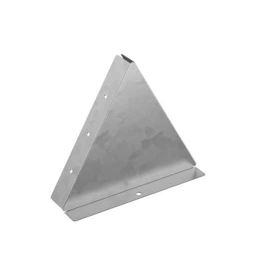 Заглушка для крышки двускатной осн.300 сталь цинк-ламель DKC SKH203HDZL