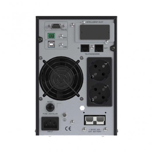 Источник бесперебойного питания Онлайн ИБП 1кВ.А без АКБ Schuko (2) DKC SMALLT1A0PS