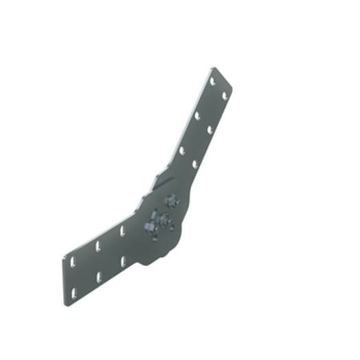 Соединитель для лотка шарнирный вертикал. H=100мм цинк-ламель DKC UVH010HDZL