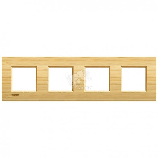 LivingLight Рамка прямоугольная 4 поста Бамбук