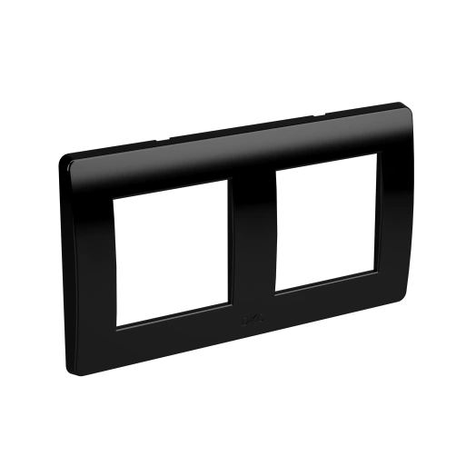 Рамка 2-м 2+2мод. Brava черн. DKC 75012B