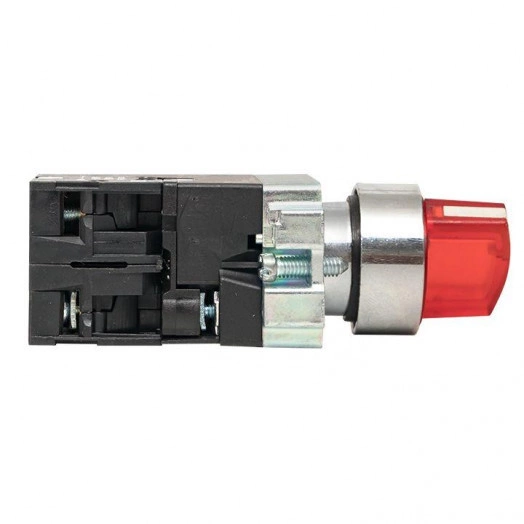 Переключатель BD33 3P с красн. подстветкой 24В NO PROxima EKF xb2-bk33-r-24