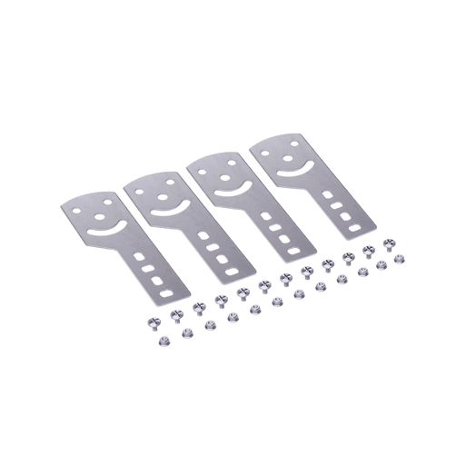 Пластина крепежная GSV H80 (4шт) в комплекте с крепежными элементами для монтажа цинк-ламель DKC 30014KHDZL