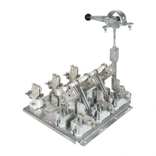 Разъединитель-предохранитель РПС-6 630А левый привод без ППН Basic EKF rps-r-630l