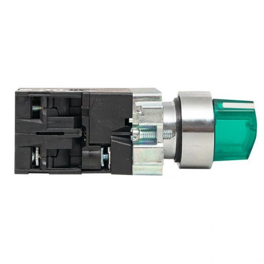 Переключатель BD33 3P с зел. подстветкой 230В NO PROxima EKF xb2-bk33-g-230