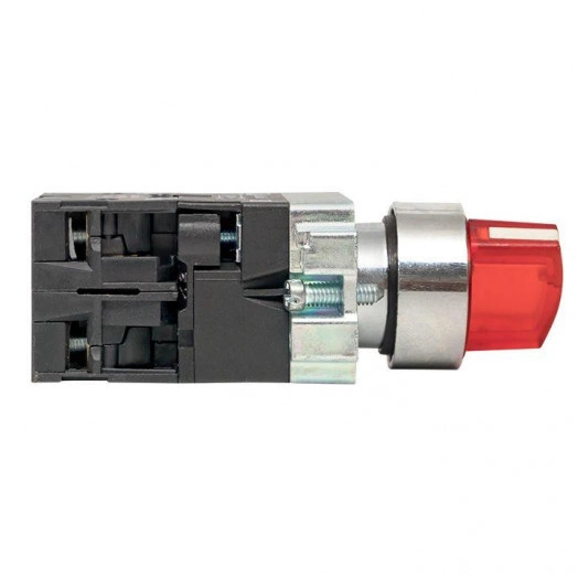 Переключатель BD21 2P с красн. подстветкой 24В NO PROxima EKF xb2-bk21-r-24