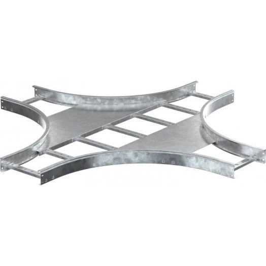 Ответвитель для лотка Х-образ. 80х400 R600 HDZ LESTA IEK CKR05-4-080-400-HDZ