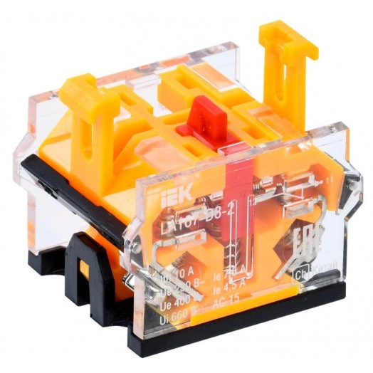 Контакт дополнительный для светосигнал. арм. 1р для D8 IEK BDK30-2