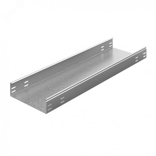 Универсальный лоток неперфорированный 200х80х3000, толщ. 1,0 мм, Сендзимир цинк