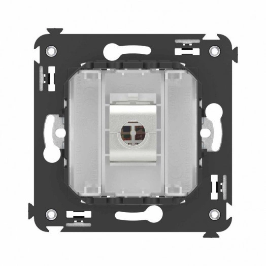 Розетка компьютерная 1-м СП Avanti "Белое облако" RJ45 кат.6A без шторок экранир. механизм DKC 4400773