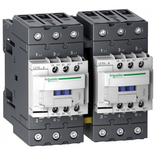 Пускатель магнитный 65A = 24B реверсивный 1НО+1НЗ