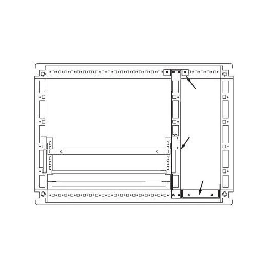 Комплект для созд. кабельного отсека для шкафов DAE/CQE 2000х600 DKC R5PFI2060