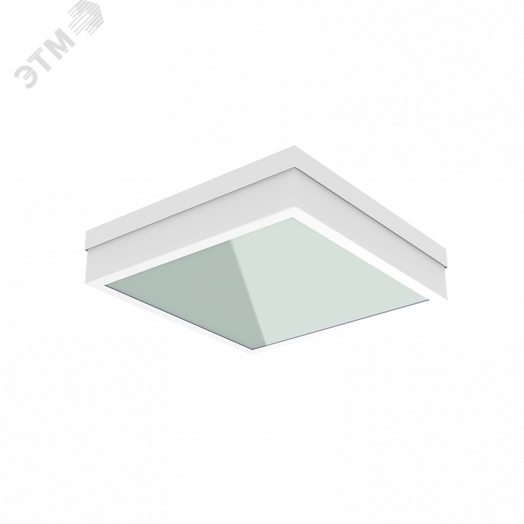 Светильник светодиодный ДВО/ДПО-38Вт IP54 3900Лм 4000К C490/NGL EM белый рас-ль стекло