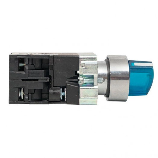 Переключатель BD33 3P с син. подстветкой 24В NO PROxima EKF xb2-bk33-b-24