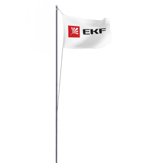 Мачта молниеприемная секционная пассивная стальная c флагом ММСПС-Ф-16 L16м PROxima EKF mmsps-f-16