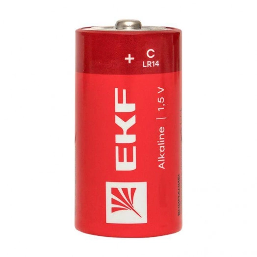 Элемент питания алкалиновый C/LR14 (блист.2шт) EKF LR14-BL2