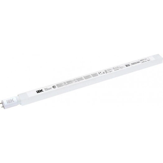 Лампа светодиодная T8 10Вт линейная 1000Лм 230В 6500К G13 IEK LLE-T8R-10-230-65-G13