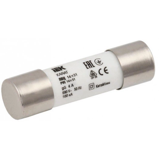Вставка плавкая цилиндрическая ПВЦ 14х51 4А KARAT IEK MFL20-004