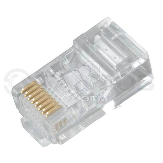 Разъем Джек RJ45 8P-8C категория 5е Ts (100шт)