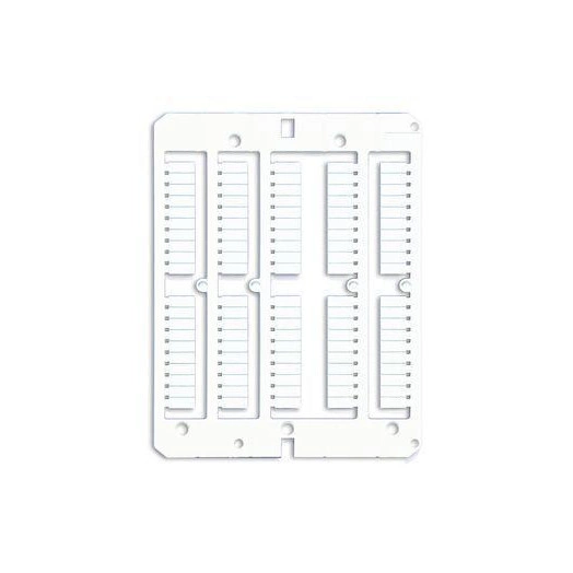 Маркировка для клемм (уп.1500шт) DKC жесткая 4х10мм период 4мм бел. (уп.1500шт) DKC NUTB1040