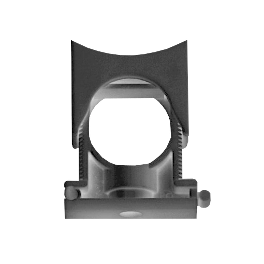 Держатель для труб (клипса) d10-17мм раздвижной с крышкой полиамид черн. DKC PASW1017N