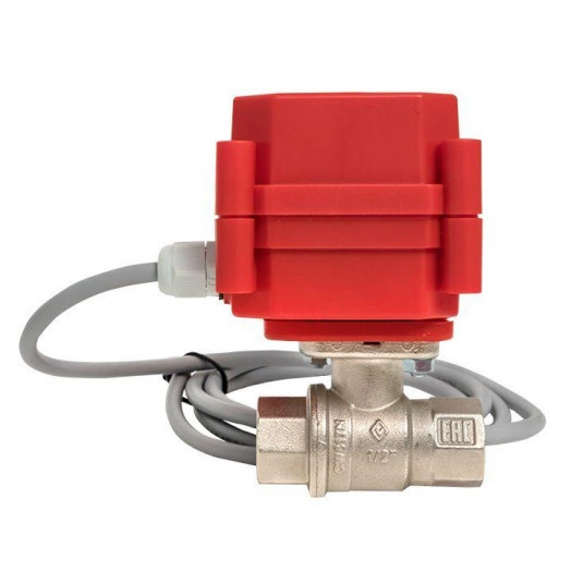 Кран шаровой 1/2 дюйма 220В с электроприводом AquaExpert PROxima EKF AquaExpert-valve-1/2