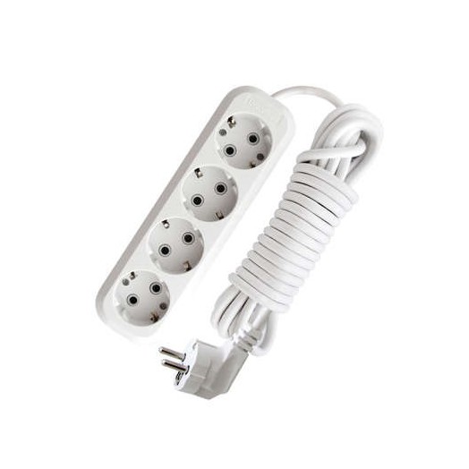Удлинитель 4х5м с заземл. 13А IP20 Е-304 ПВС 3х1 АБС-пластик UNIVersal 9631982
