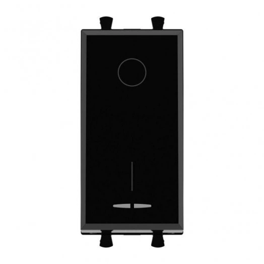 Выключатель 1-кл. 2п 1мод. "Avanti" "Черный квадрат"  DKC 4402221