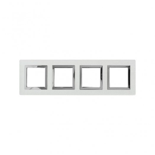 Рамка 8мод. Avanti алюм. сер. DKC 4404838