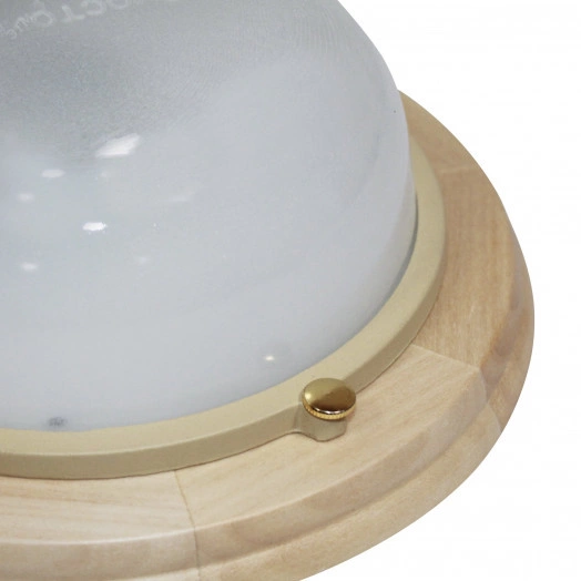 Светильник НББ-03-60-013 IP 65 Терма 1301 Круг малый матовый корпус  липа индивидуальная упаковка