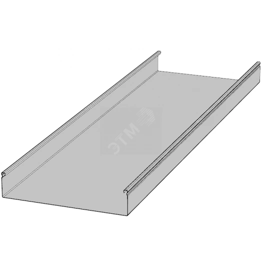 Лоток кабельный неперфорированный 3 м CT-US-85-500 PG
