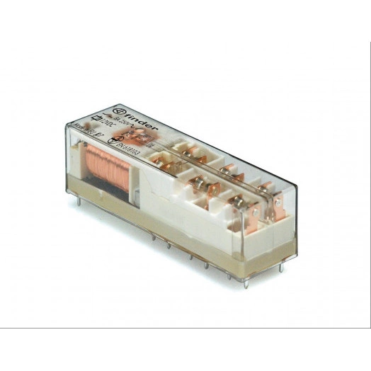 Электромеханическое реле безопасности (реле с принудительным управлением контактами), 5NO + 1NC,  катушка 12В DC