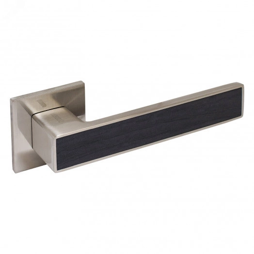 "Комплект ручек АЛЛЮР АРТ ""ЛАНА"" SN матникель/темно-серое дерево (868TSD) ЗАЩИТПЛЕНКА  "