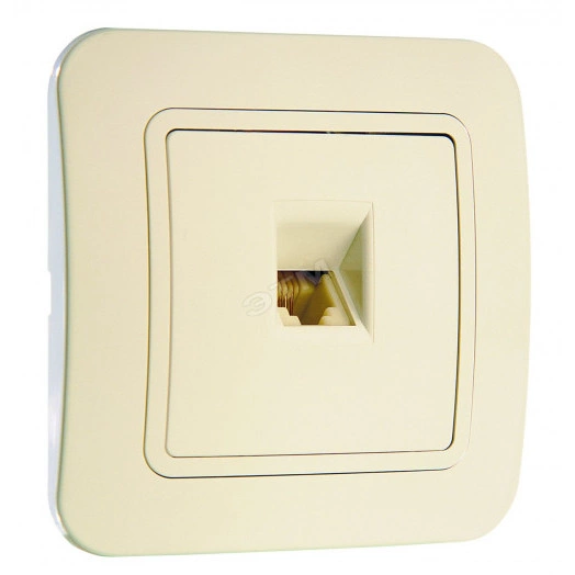 Lillium Розетка TF евро бежевая