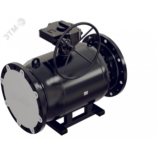 Кран шаровой фланцевый полнопроходной под редуктор/электропривод DN 80 PN 25 Ст.20