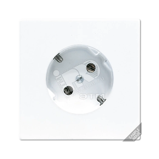 Розетка штепсельная SCHUKO 16A 250V с поворотом на 45 гр. светло-серая