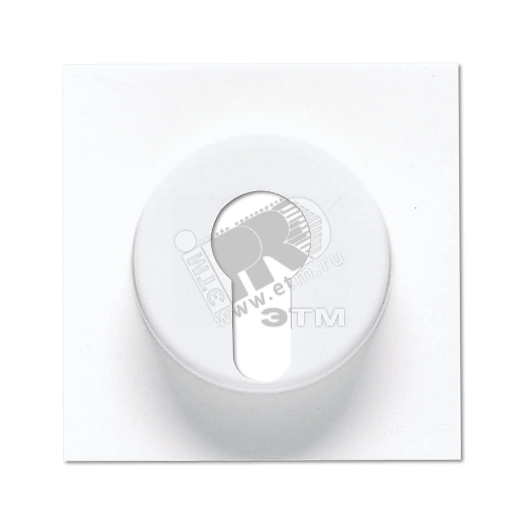 Крышка к выключателю для замочного механизма  белая